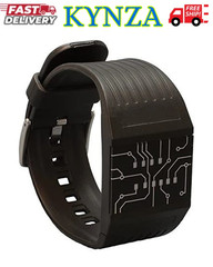 getDigital Binary Wrist Watch for Professionals with LED Lights – A Black Digit.
