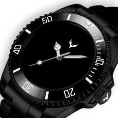 Fenice Subtrack Silente Automatic Black Void Watch 10 ATM Miyota