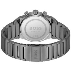Hugo Boss 1514223 Candor Blue Dial Gunmetal Gray Metal Strap Men’s Watch