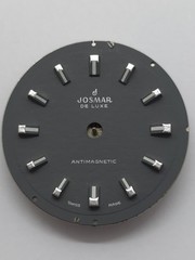 Vintage Josmar De Luxe Watch Movement Cal. BFG 866 Perfect Dial Main Spring