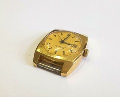 VINTAGE OLD USSR WATCH GOLD PLATED AU20 LADIES ZARJA.