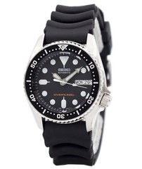 Seiko SKX013 Automatic Black Dial Stainless Steel 200m Divers Watch SKX013K1
