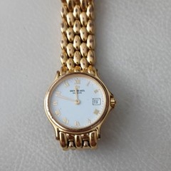 RAYMOND WEIL Geneve Quartz White Dial Roman Numerals Date Gold Tone Bracelet