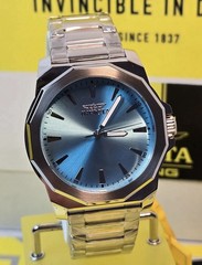 Invicta Speedway Dominus Men’s Watch – 42mm. Steel with Light Blue Dial! NEW!