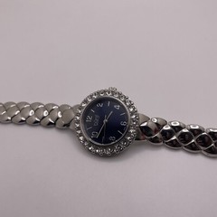 Beautiful Working Women’s Burgi – Wrist Watch Stainless / Blue / Crystal bezel