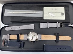 Nomos Autobahn Silver Dial Stainless Steel 41mm Automatic Movement Men’s Watch