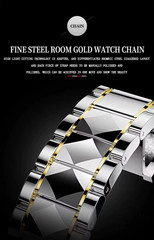 Waterproof Men Watch Stainless Steel Quartz Luminous Classic Business Wristwatch