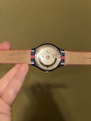 1994 Swatch Automatic watch swiss 23 Jewel JEWEL Time & Stripes SAN105 New