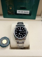 Rolex Explorer 36MM NEW 2026 Black Dial Oyster Smooth Bezel Stainless Steel