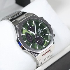 Casio Edifice Solar Green Dial Chronograph Men’s Solar Watch EFS-S570D-3AUEF