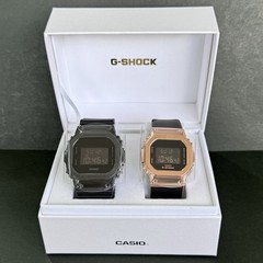 Casio G SHOCK Men’s GM 5600UB 1JF Ladies GM S5600UPG 1JF Digital Black Pink Gold