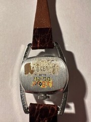 Rare Vintage 60’s Waters Watch Pristine Condition Beautiful Leather Strap