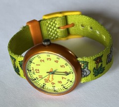 Swiss Flik Flak by Swatch Watch for Kids Vintage Original Aluminum Case Rare