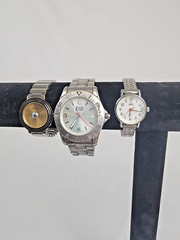 Mixed Style Wristwatch Lot of 3 Pre‑Owned. Kappa, Wenger, Timex
