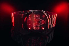 Rare Watch TimeRed (Splash Resistant, sapphire ) Futuristic retro led by RedCo