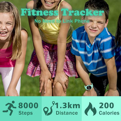 Kids Watches for Girls Boys Digital Sport Watch with Step Counter Pedometer Vibr