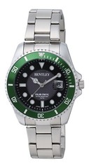 CREPHA Solar watch Men’s watch BENTLEY Japanese made Diver design watch 10 ATM