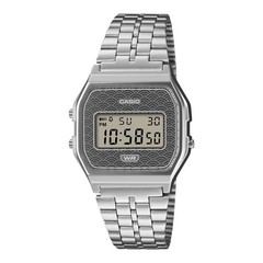 Wristwatch CASIO A159WEVJ-7EF Stainless Steel Gray Chrono Alarm VINTAGE