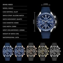 Watches for Men Analog Quartz Chronograph 30M Waterproof, Luminous & Date Fas…