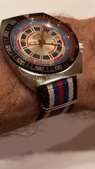 Fero Feldmann vintage Swiss dive watch 17 Jewels 5 ATM for parts or repair