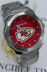 Invicta NFL Kansas City Chiefs Men’s Watch – 42mm, Steel (47928)
