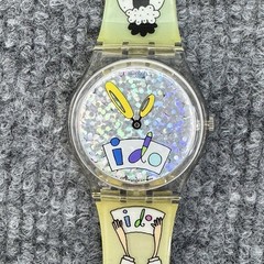 Swatch Watch 1999 Wedding GV110 Swiss Made I Do! 1990s Bride & Groom – Read