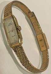 The Jules Jurgensen vintage womans Slim Gold Watch 11mm model 4642