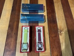 Avon– set of 2–Birthstone watches–February and August—NEW