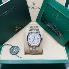 Rolex Land-Dweller 40 NEW 2026 Intense White Dial Stainless Steel Flat Jubilee
