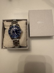 Seiko Prospex Sea SNE585 Blue Dial Men’s Solar Diver Watch 38.5mm