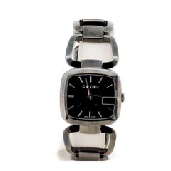 Gucci G Collection Quartz Watch Black Dial Stainless Steel 36mm From Japan
