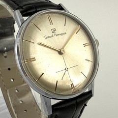 CLASSIC FINE GIRARD PERREGAUX MANUAL WIND ST STEEL DRESS WATCH ORIGINAL DIAL