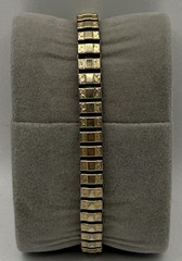 Vtg Kord 21 Jewels Ladies Mechanical Cocktail Watch Beautiful Speidel Band RUNS