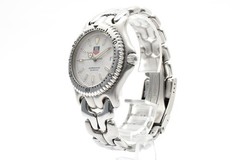 Case!![ N MINT ] TAG Heuer S99.006K White Dial Date Men’s Quartz Silver Watch