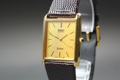 [Near MINT] Seiko Dolce 9521-5090 Gold Dial 26mm Quartz Men’s Watch From JAPAN