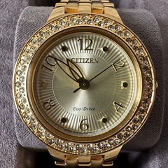 CITIZEN FE2082 51P Gold Silhouette Crystal