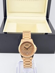Gucci Women’s G-Timeless Gold Tone Watch Refurbished – YA126567 ($1010 MSRP)