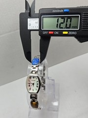 Gem Time Sterling Silver Quartz Gemstone Bracelet Watch Lapis New Battery 925