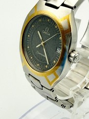 OMEGA Seamaster Polaris Vintage Date Quartz Watch Wrist 15cm (5.9in) – Rank B+