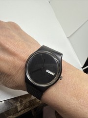 Vintage Swatch Watch Quartz 34mm Swiss Made 90’s Retro Collectible “Once Again”