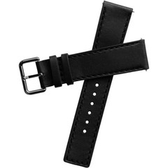Xeric 22mm Horween Chromexcel Leather Black Strap Gun Buckle – Brand New