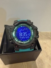 Activa X Invicta Mens Digital 50mm Watch Green And Black ACW8012-010 $100 Msrp