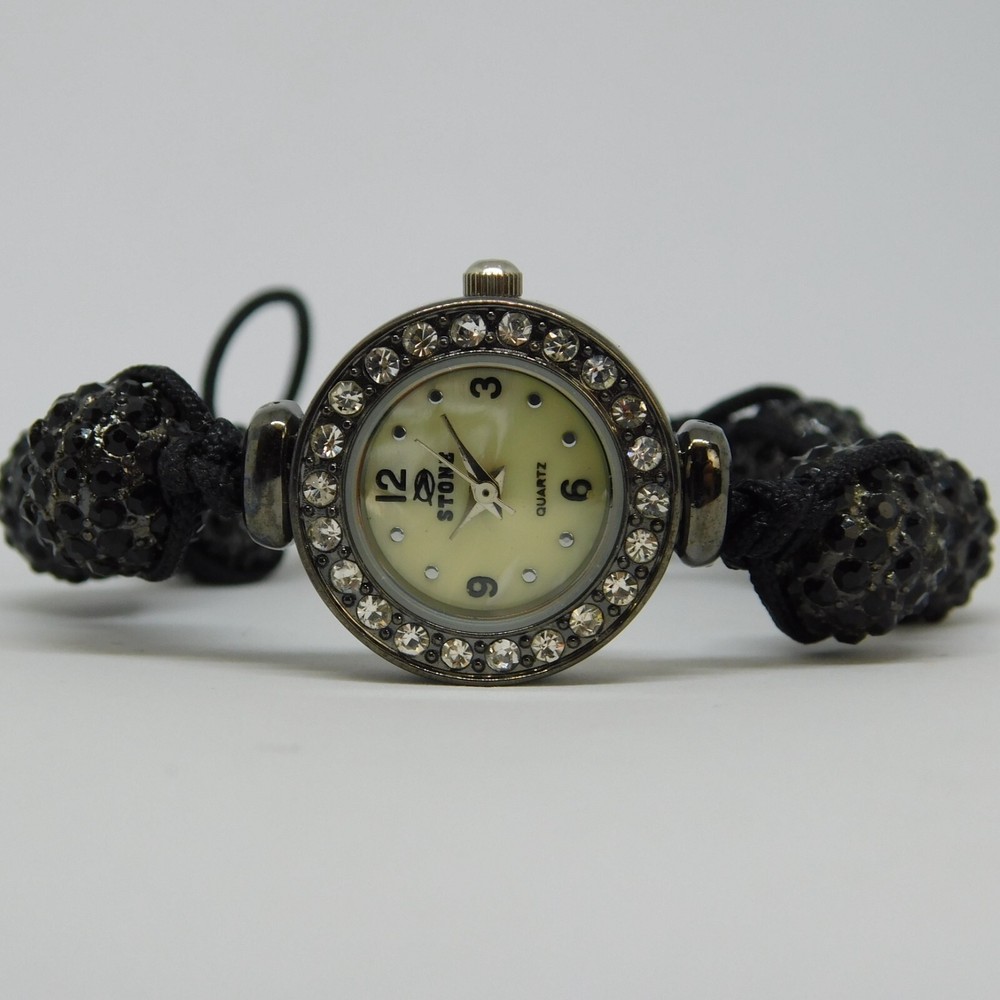 Stone L80887 Dark Tone Quartz Analog Women’s Watch Sz. 5 1/2″ New Battery