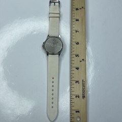 E CC Silver Crystals White Jelly RY3207 Japan Stainless Sport working