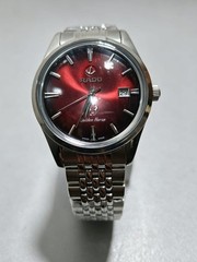 Rado Golden Horse Red Dial Automatic Wristwatch Luxury Timepiece