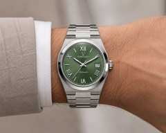 VORENZZO Green Dial NH35 Automatic Watch Sapphire Steel Bracelet