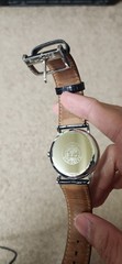 Citizen Eco-Drive Men’s Day/Date Black Dial Leather Strap Watch Model BM8240-03E