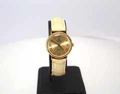 Vicence Milor Italian 25mm 14k Yellow Gold Swiss Quartz Watch