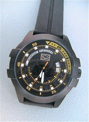 NEW MARC ECKO MEN’S “The E-GO Date” Black Watch E12583G3