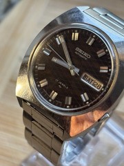 Vintage Seiko Argyle Diamond Pattern Dial Automatic Japan Men Watch 7009-8009-P
